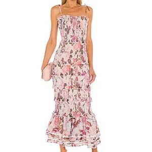 V. Chapman Geranium Dress in Garden Rose